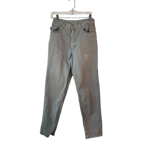 Vintage 90's Patagonia high waisted distressed green khaki pants size 10 - Picture 1 of 9